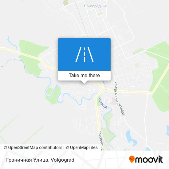 Граничная Улица map