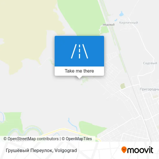 Грушёвый Переулок map