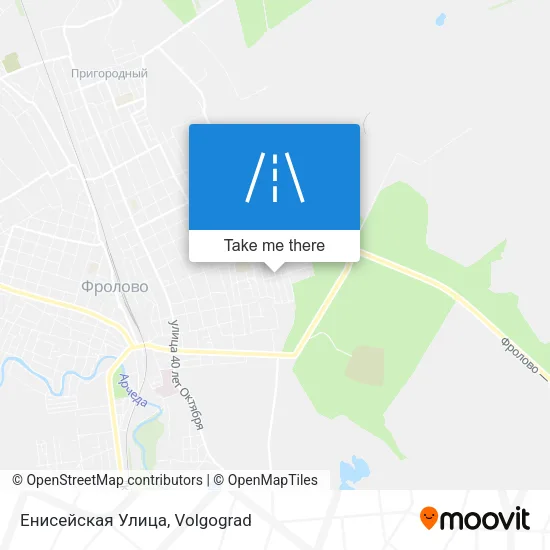 Енисейская Улица map