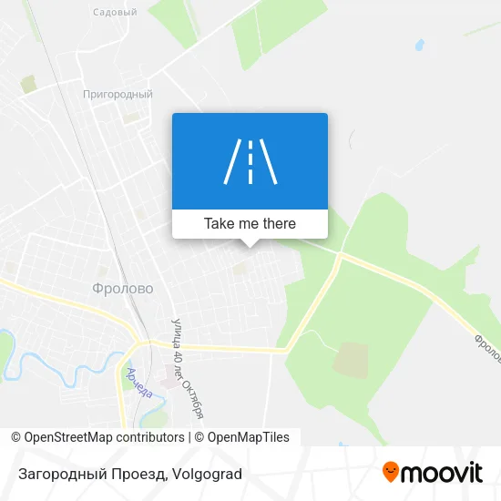 Загородный Проезд map