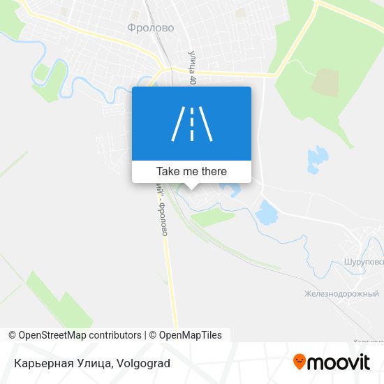 Карьерная Улица map