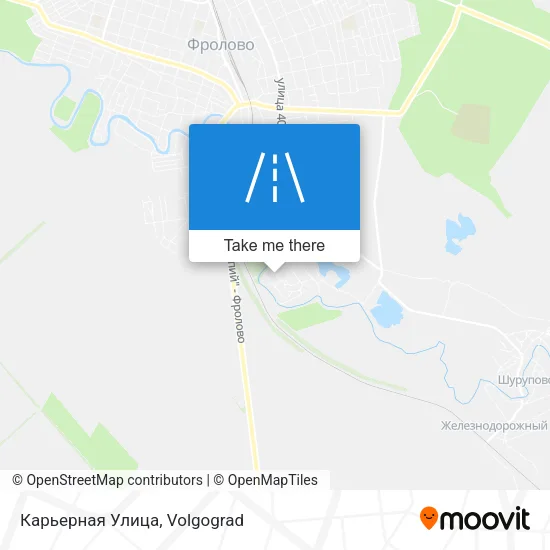 Карьерная Улица map