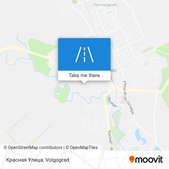 Красная Улица map