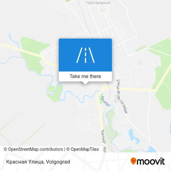 Красная Улица map