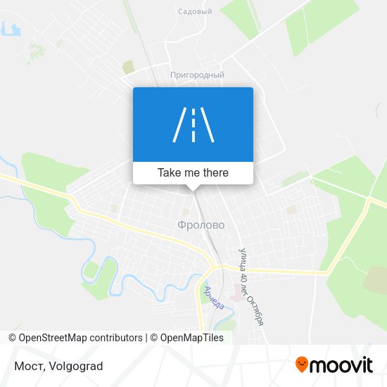 Мост map