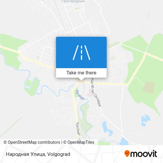 Народная Улица map