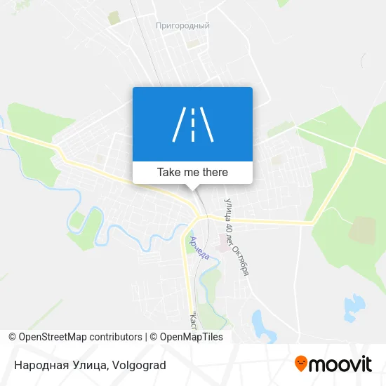 Народная Улица map