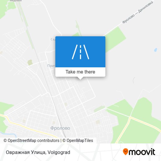 Овражная Улица map