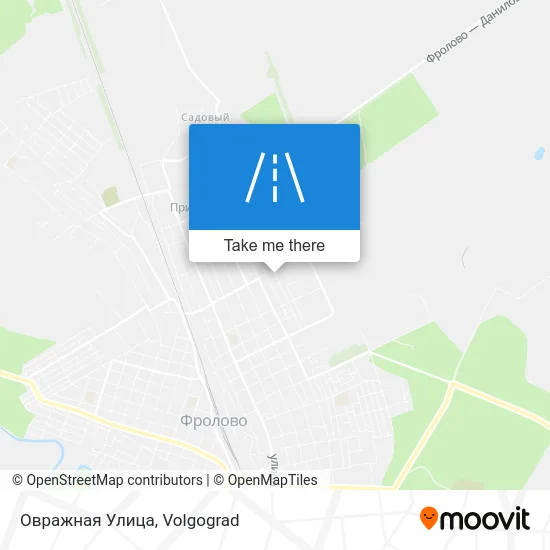 Овражная Улица map