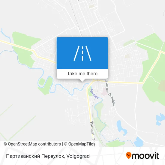 Партизанский Переулок map