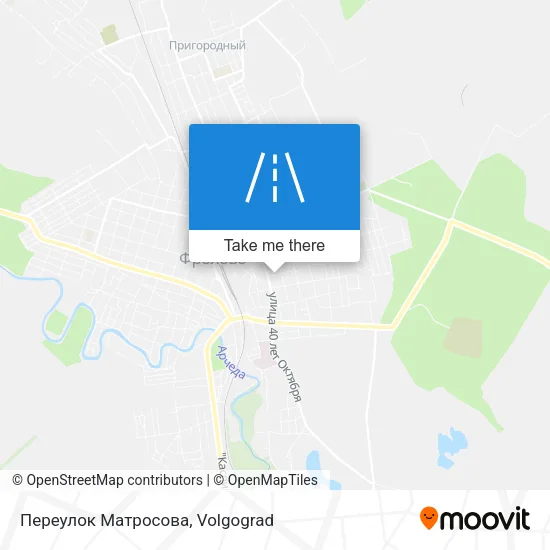 Переулок Матросова map