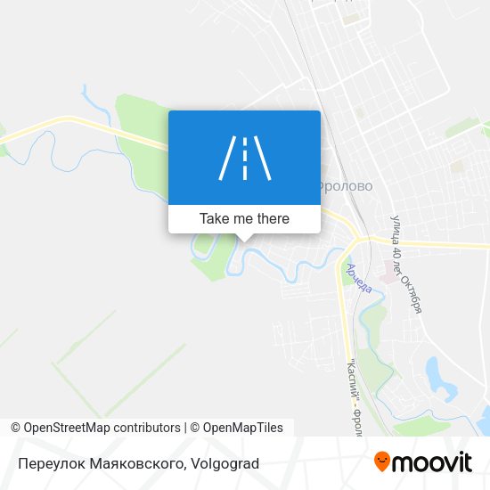 Переулок Маяковского map