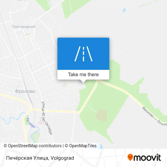 Печёрская Улица map