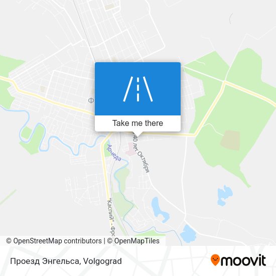 Проезд Энгельса map