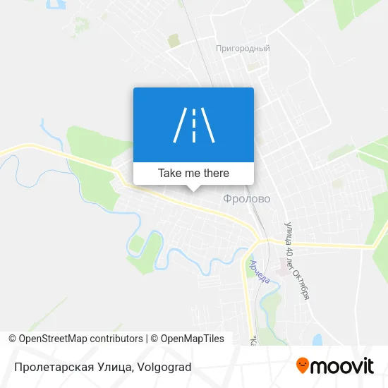Пролетарская Улица map