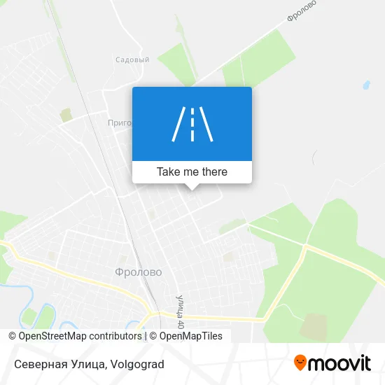 Северная Улица map