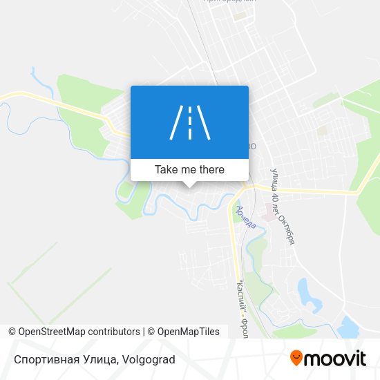 Спортивная Улица map