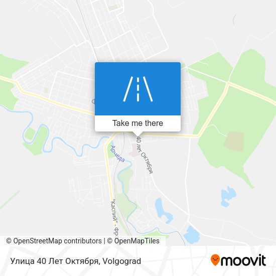 Улица 40 Лет Октября map