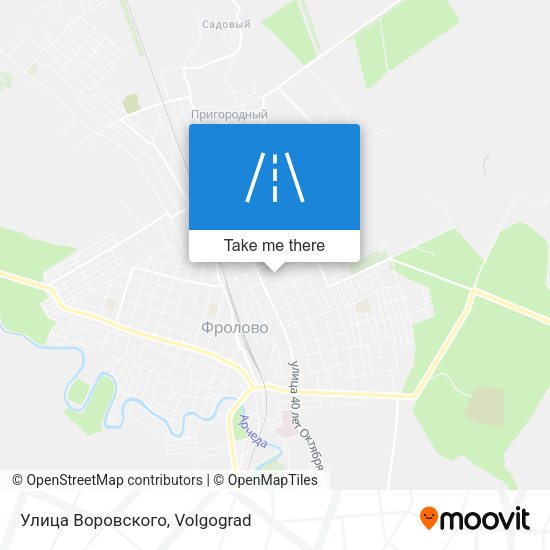 Улица Воровского map