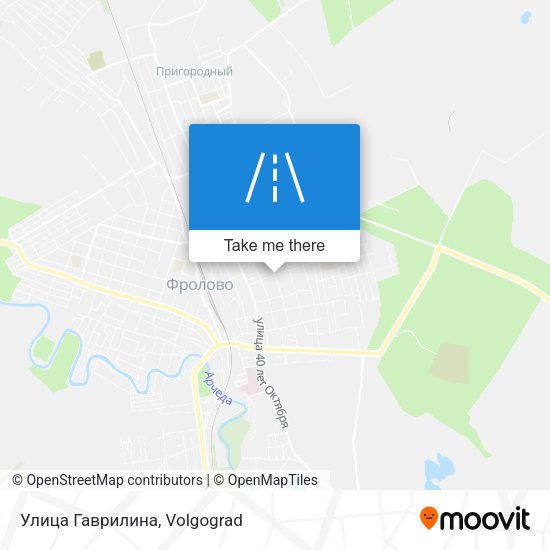 Улица Гаврилина map