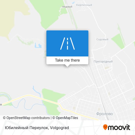Юбилейный Переулок map