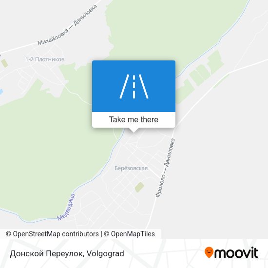 Донской Переулок map
