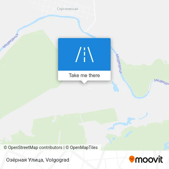 Озёрная Улица map