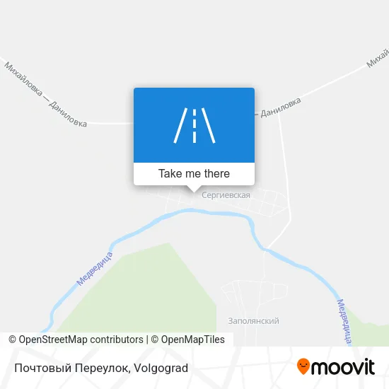 Почтовый Переулок map