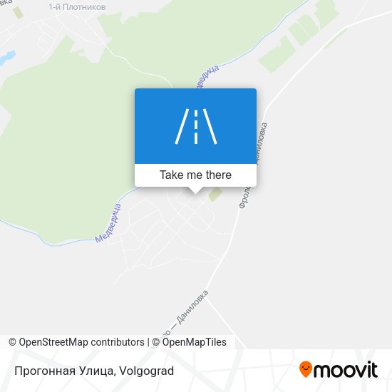 Прогонная Улица map