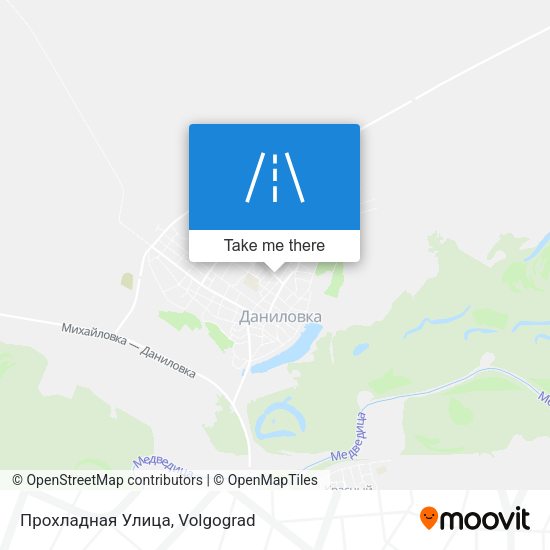 Прохладная Улица map