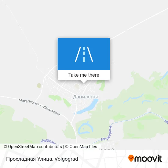Прохладная Улица map