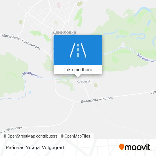 Рабочая Улица map