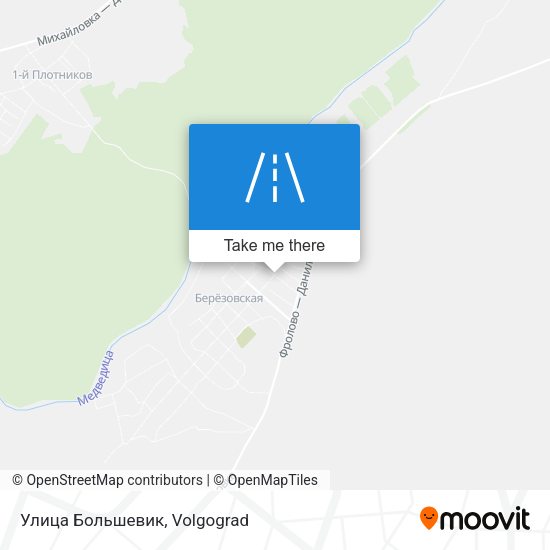 Улица Большевик map