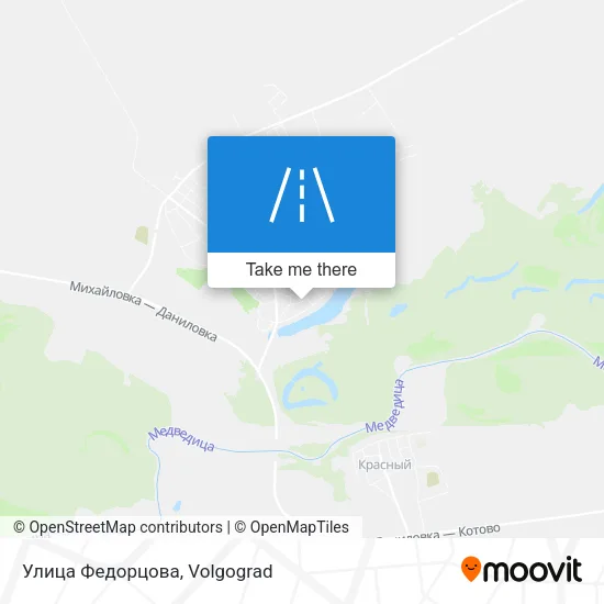 Улица Федорцова map