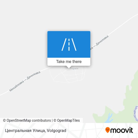 Центральная Улица map