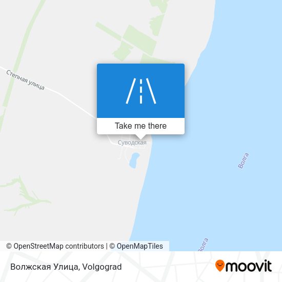 Волжская Улица map