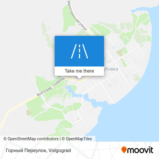 Горный Переулок map