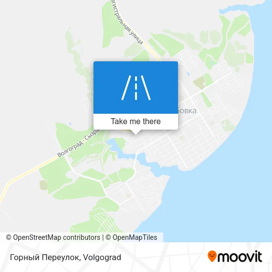 Горный Переулок map