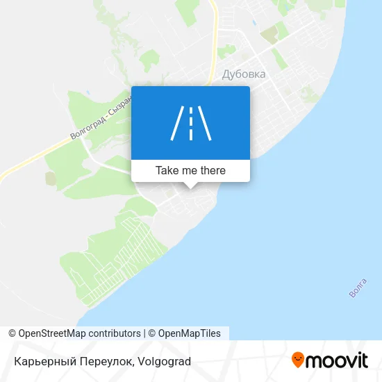 Карьерный Переулок map