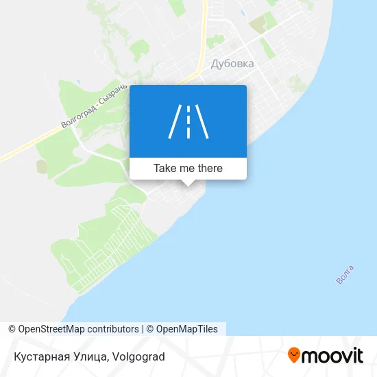 Кустарная Улица map