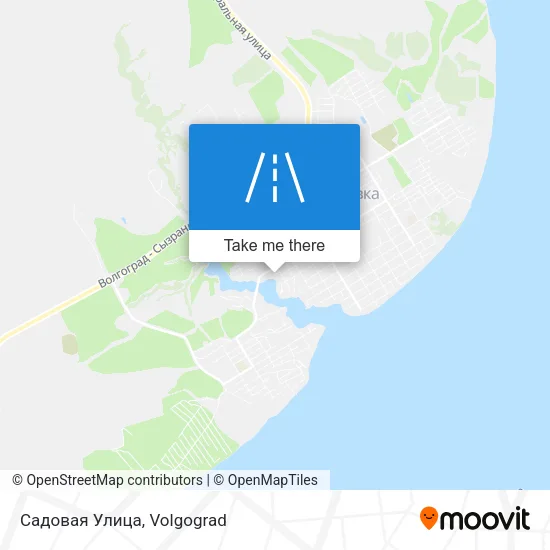 Садовая Улица map