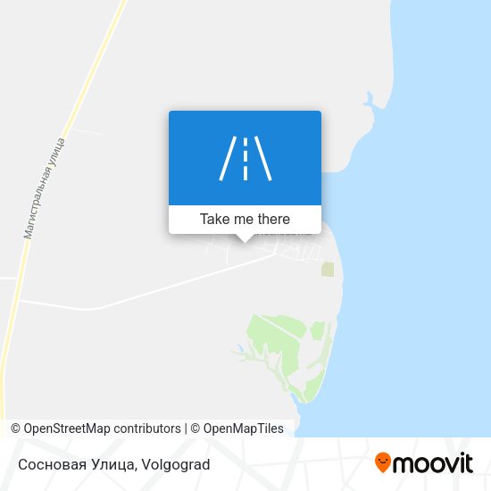 Сосновая Улица map