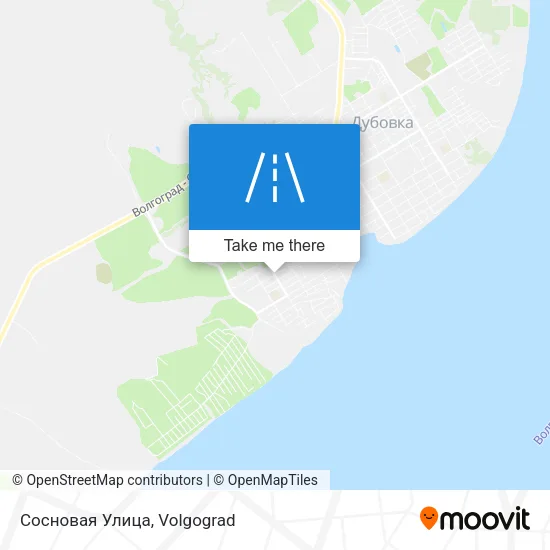 Сосновая Улица map