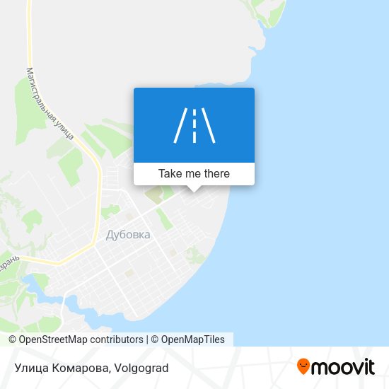 Улица Комарова map