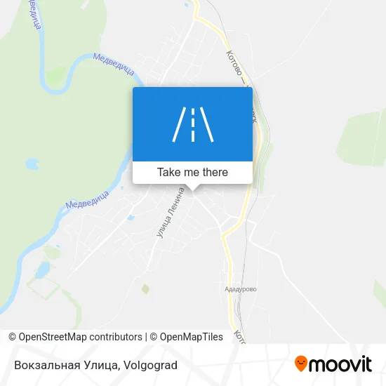 Вокзальная Улица map