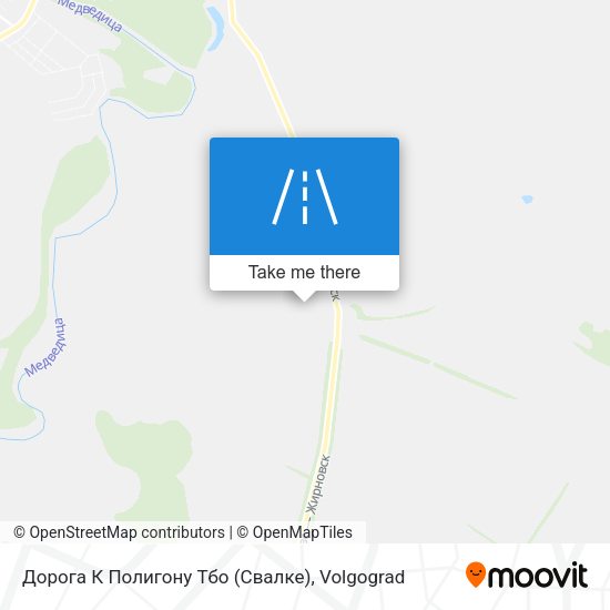 Дорога К Полигону Тбо (Свалке) map