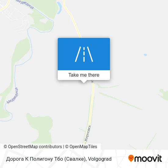 Дорога К Полигону Тбо (Свалке) map