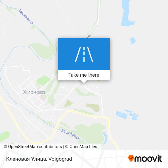 Кленовая Улица map