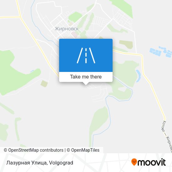 Лазурная Улица map