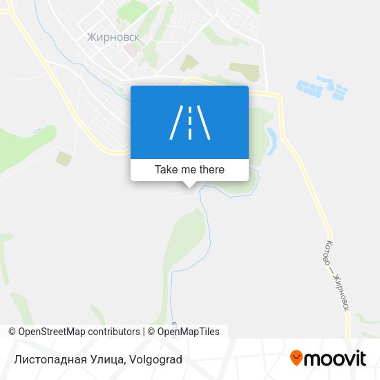 Листопадная Улица map